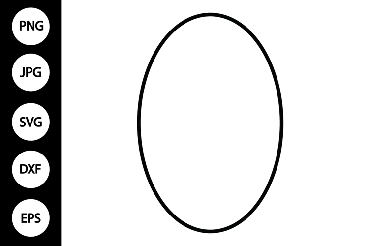 Oval Frame SVGs Image 5