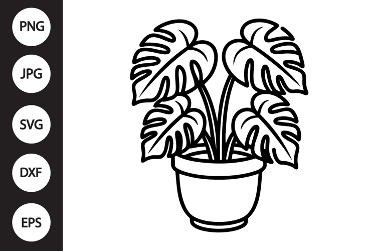 Monstera Silhouette Image 20