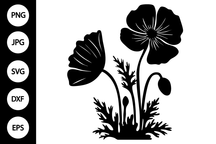 Flower Silhouette Image 14