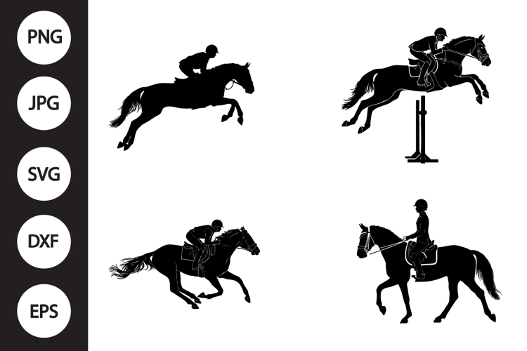 Equestrian SVG, Equestrian Clipart