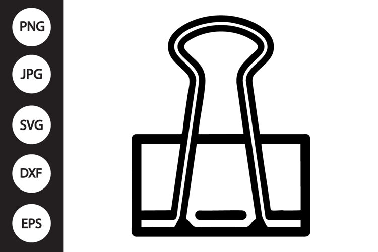 Paper Clip SVG example image 1