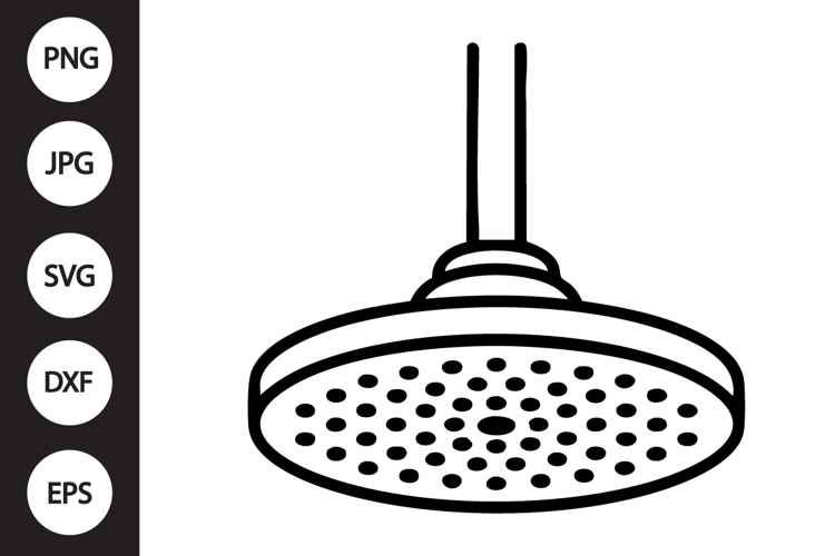 Shower Head SVG example image 1