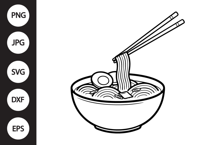 Noodles Bowl SVG