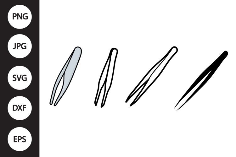Tweezers SVG, Tweezers Clipart