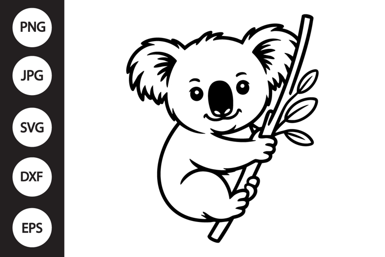 Koala Svg Image 20