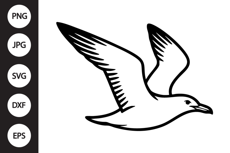 Seagull Clipart Image 2