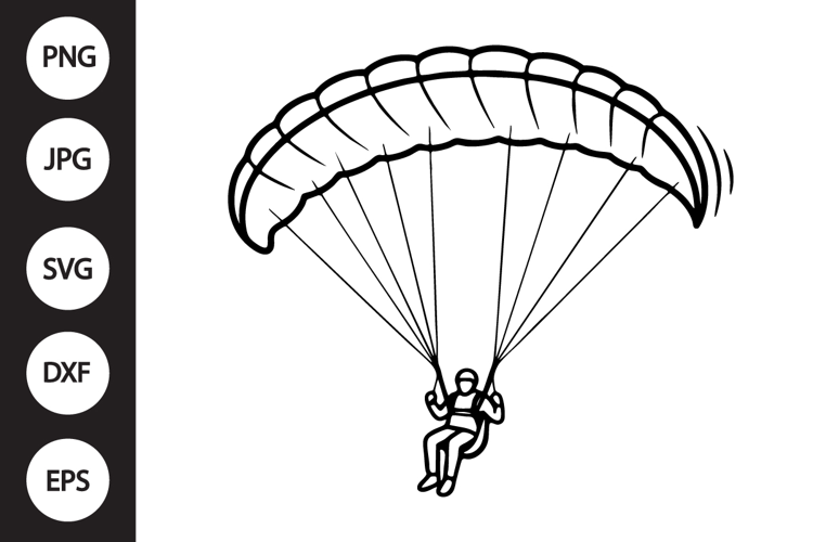 Paragliding SVG