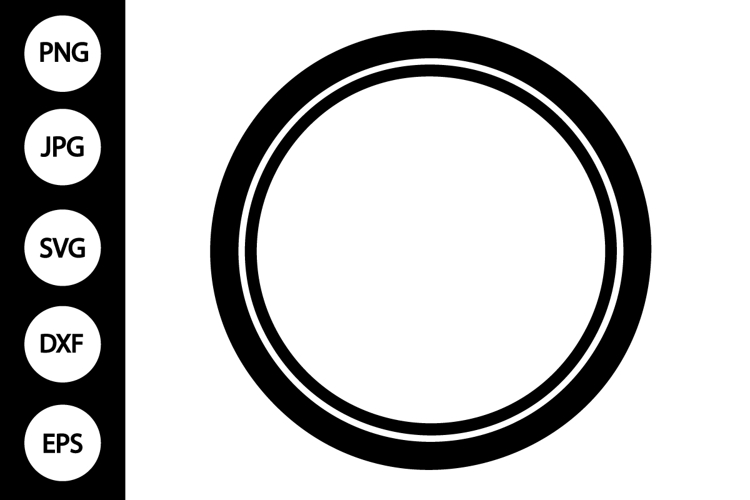 Circle Frame SVGs Image 7