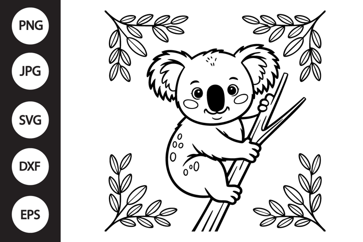 Koala Svg Image 24