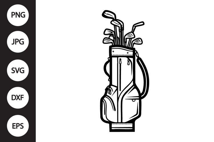 Golf Bag Clipart Image 4