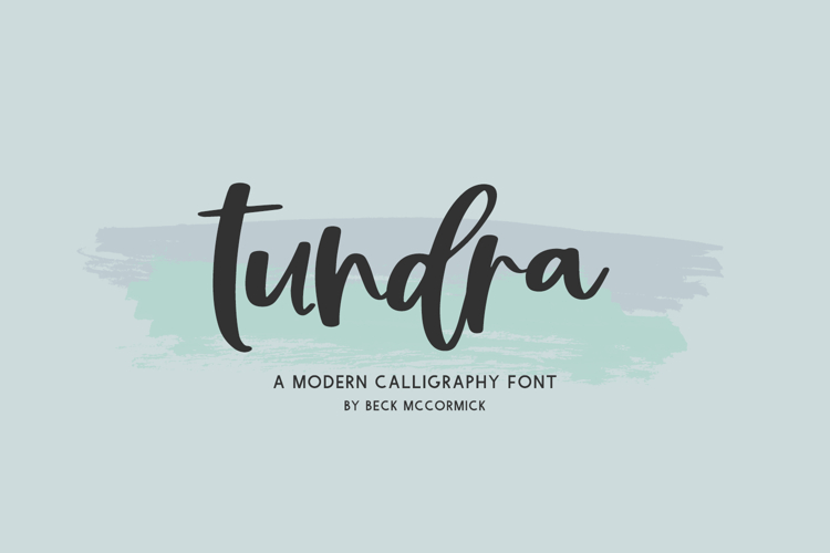 Modern Calligraphy Font Image 17