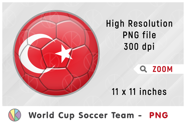 Turkey National Team Soccer Ball. World Cup 2026