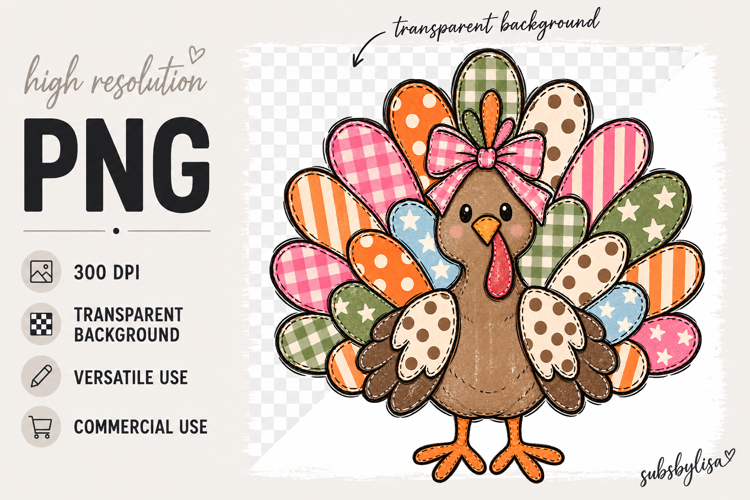 Turkey png, Cute Thanksgiving png, Kids thanksgiving