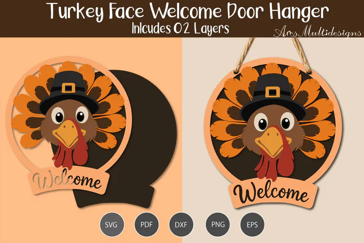 Turkey face welcome sign
