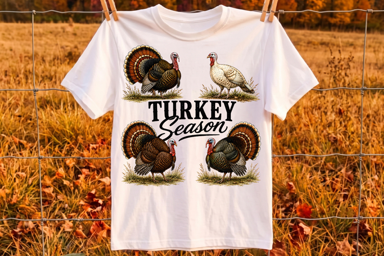 Turkey Season Thanksgiving PNG Design, Fall Holiday