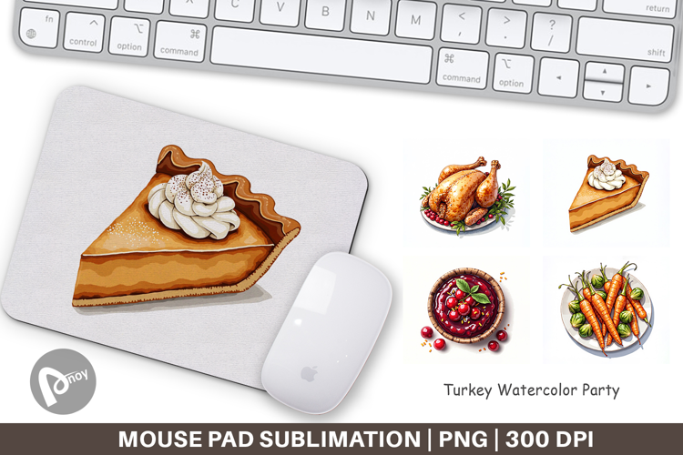 Turkey Party Mouse Pad