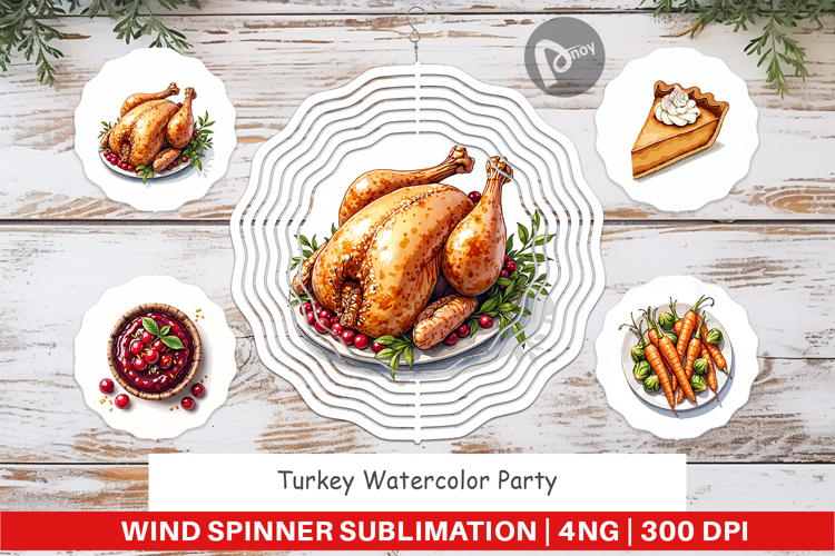 Turkey Party Wind Spinner