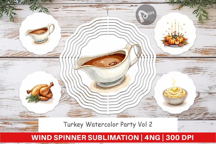 Turkey Party Wind Spinner