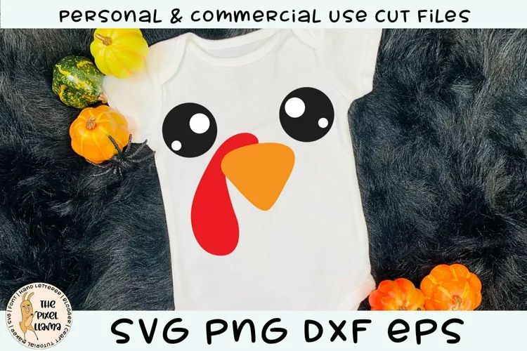 Turkey Face SVG Cut File