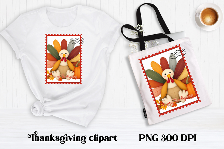 Thanksgiving Turkey Pumpkin Clipart | Patchwork sublimation