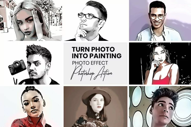 Turn photo into painting