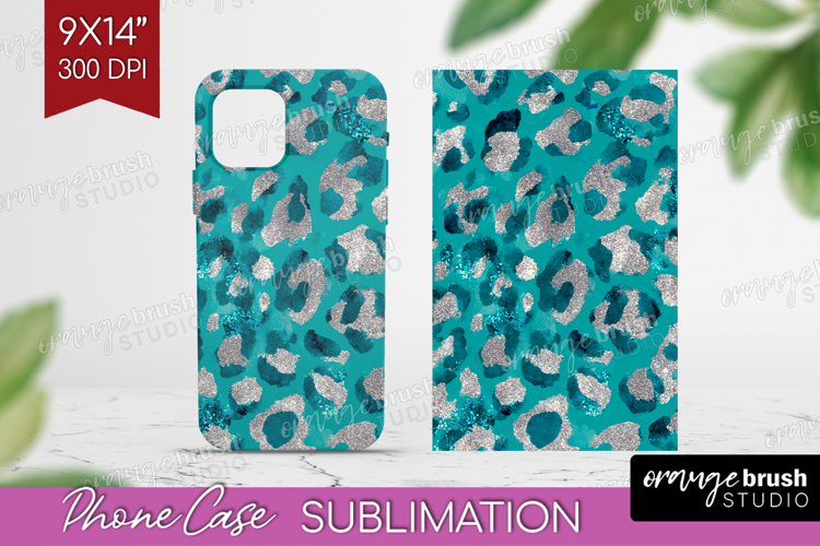 Turquoise Texture Phone Case PNG - Glitter Background Case