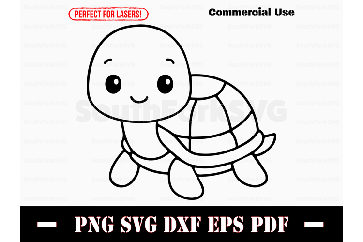 Cute Turtle Svg Image 2