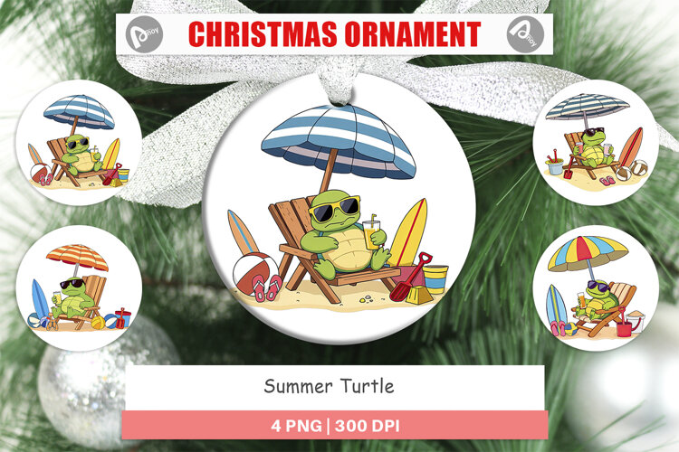 Ornament Summer Turtle example image 1