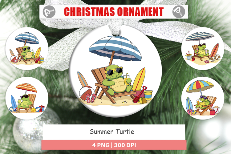 Ornament Summer Turtle