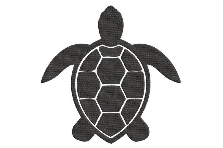 Turtle Embroidery Design