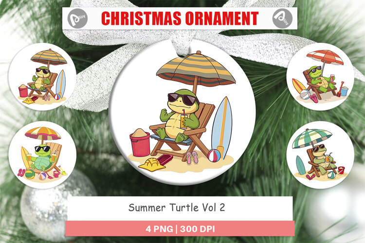 Ornament Summer Turtle example image 1