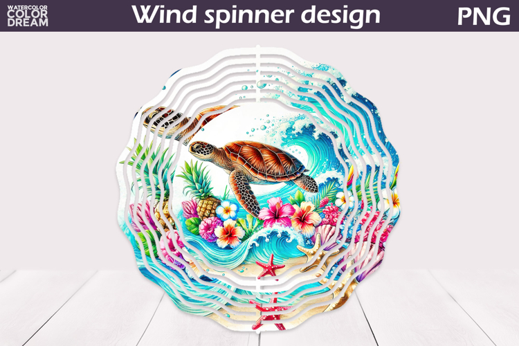 Sae Turtle Wind Spinner | Ocean Turtle Wind Spinner