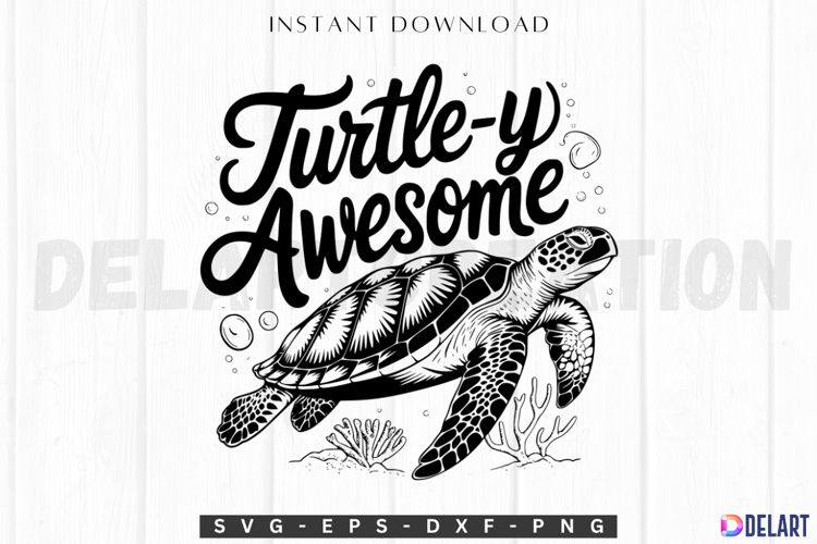 Turtley Awesome SVG example image 1