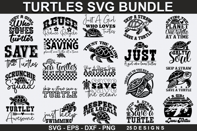 Cute Turtle Svg