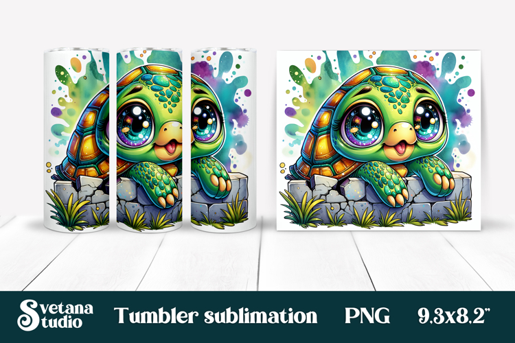 Cute Turtle Clipart Image 19
