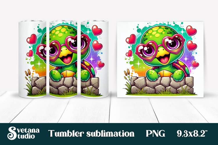 Cute Turtle Clipart Image 15