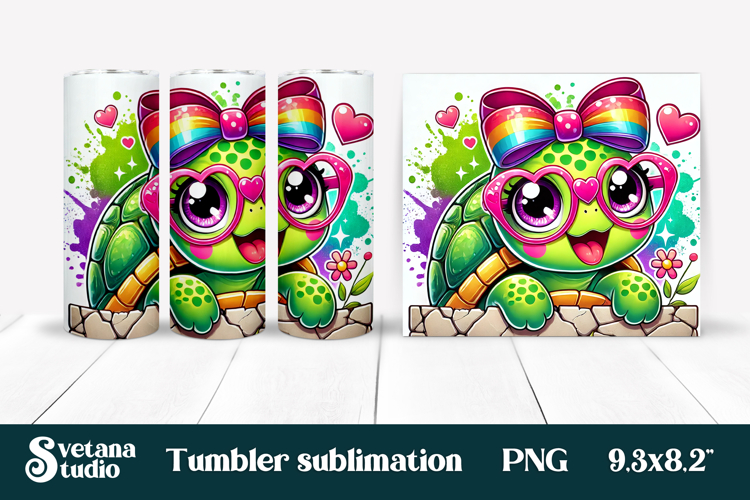 Cute Turtle Clipart Image 13