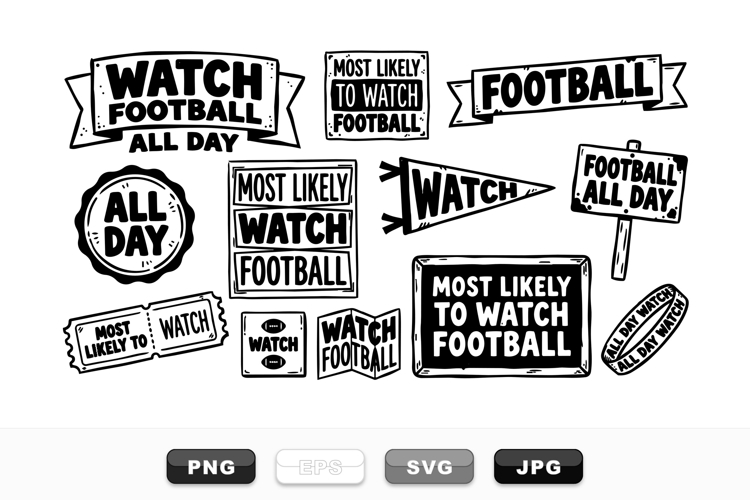 Football Clipart Image 6