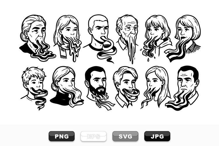 Black And White Clipart Image 12