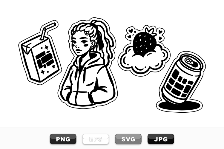 Black And White Clipart Image 7