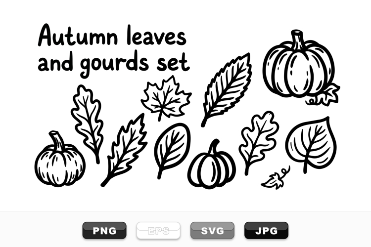 Fall Leaves Clipart Image 3
