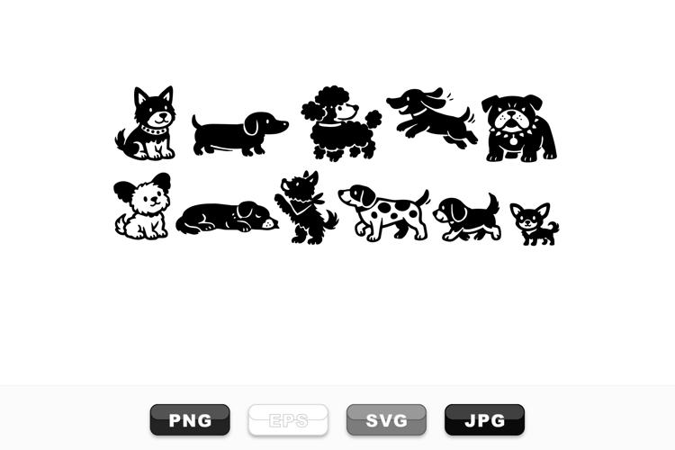 Cute Puppy Clipart Image 15