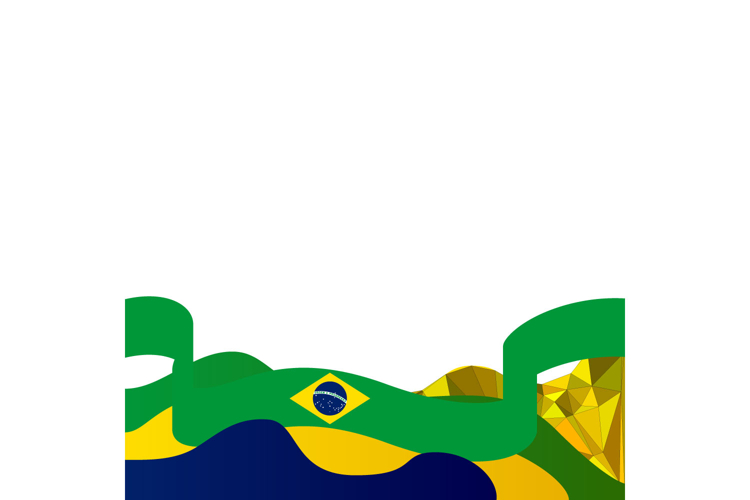 Twibbon banner 2025 brazil republic day template vector example image 1