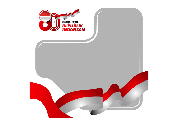 Twibbon dirgahayu republik indonesia template design