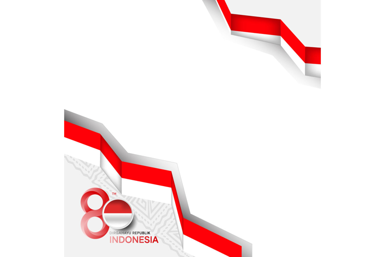 Twibbon poster social media indonesia independence day templ example image 1