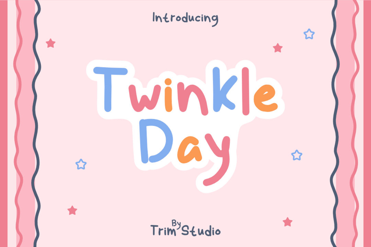 Twinkle Day - Quirky Playful Font