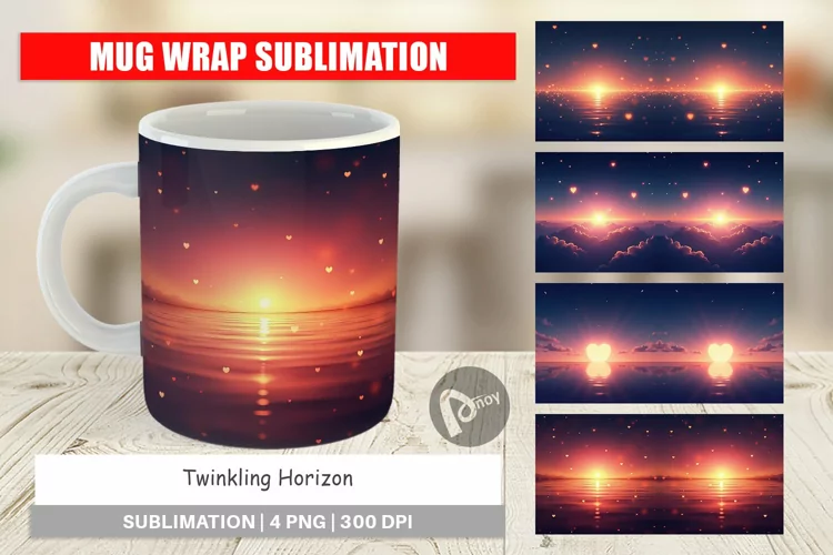Mug Wrap Twinkling Horizon
