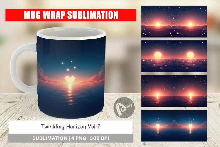 Mug Wrap Twinkling Horizon