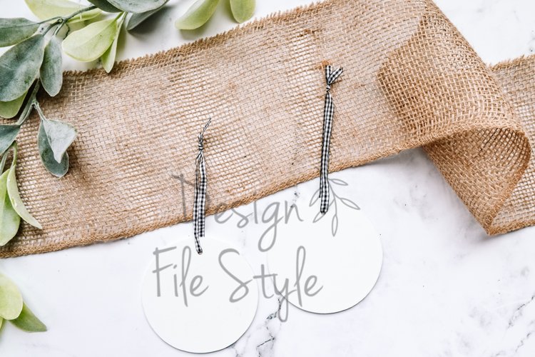 Wood Tags Mockup| Stock Photo| Flat Lay | Easter Basket Tags