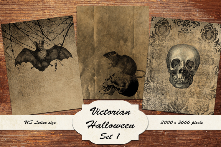 Victorian Halloween Backgrounds